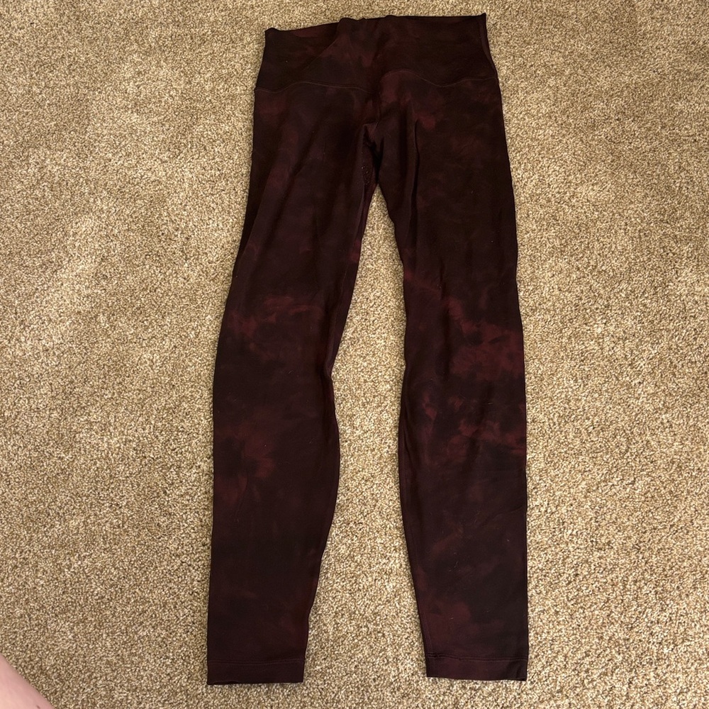 Lululemon marble dye leggings